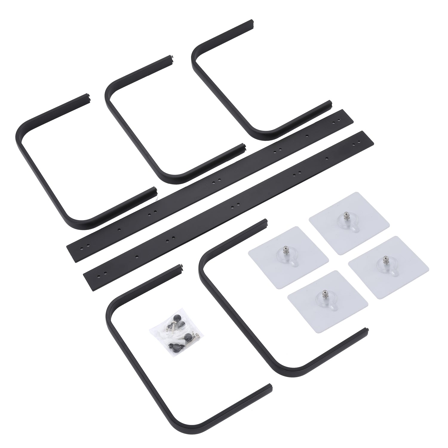 Fünfschichtige Handtuchhalter ohne bohren mit zwei Handtuchhaken